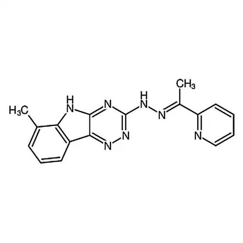 6-甲基-3-(2-(1-(吡啶-2-基)亚乙基)肼基)-5H-[1,2,4]三嗪环并[5,6-b]吲哚