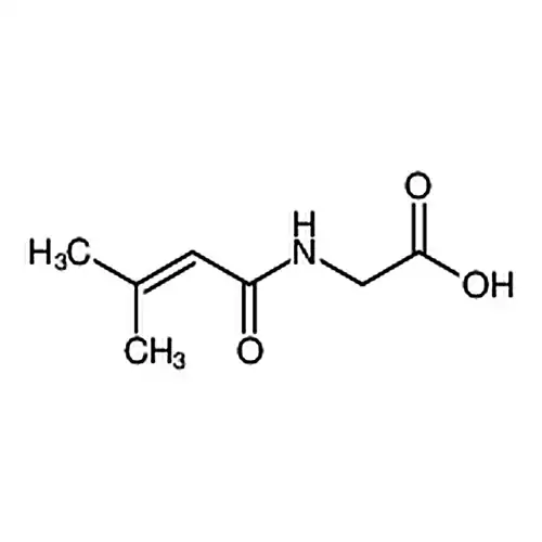 2-(3-甲基丁-2-烯酰氨基)乙酸