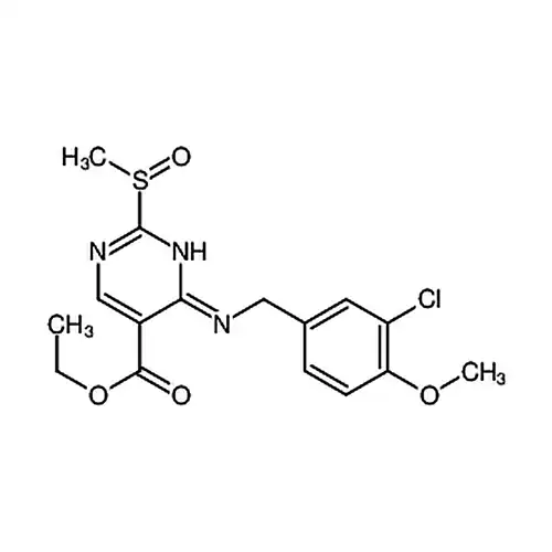 4-(3-氯-4-甲氧基苄基氨基)-5-乙氧羰基-2-甲基亚磺酰嘧啶