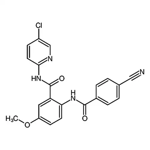 N-(5-氯吡啶-2-基)-2-(4-氰基苯甲酰胺)-5-甲氧基苯甲酰胺