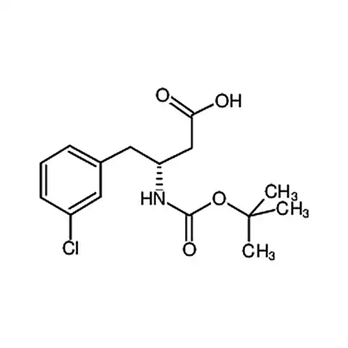 (R)-3-((叔-丁氧羰基)氨基)-4-(3-氯苯基)丁酸