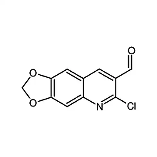 6-氯-[1，3]二氧代并[4，5-g]喹啉-7-甲醛