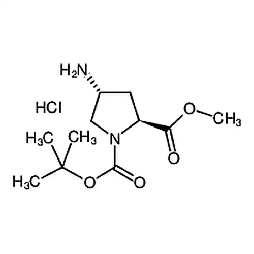 (2S,4R)-1-叔丁基 2-甲基 4-氨基吡咯烷-1,2-二羧酸酯盐酸盐