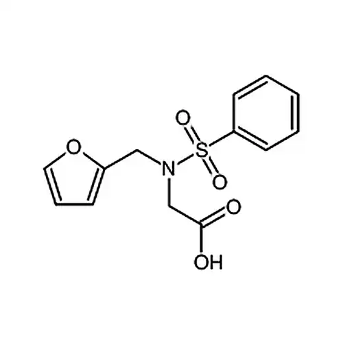 (Benzenesulfonylfuran-2-ylmethylamino)-acetic acid