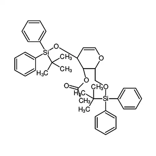 4-O-乙酰基-3，6-二-O-(叔丁基二苯基甲硅烷基)-D-半乳醛