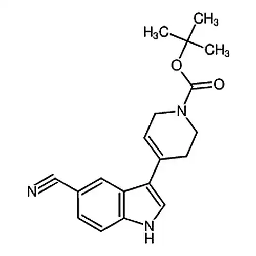 3-(1-BOC-1，2，3，6-四氢-4-吡啶基)-5-氰基吲哚