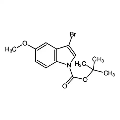 3-溴-5-甲氧基吲哚-1-羧酸叔丁酯