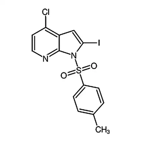 4-氯-2-碘-1-[(4-甲基苯基)磺酰基]-1H-吡咯并[2，3-b]吡啶