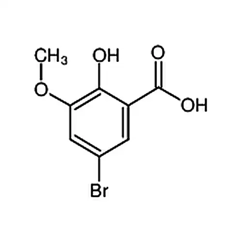 5-溴-2-羟基-3-甲氧基苯甲酸