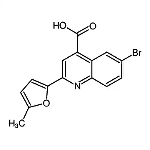 6-溴-2-(5-甲基呋喃-2-基)喹啉-4-羧酸