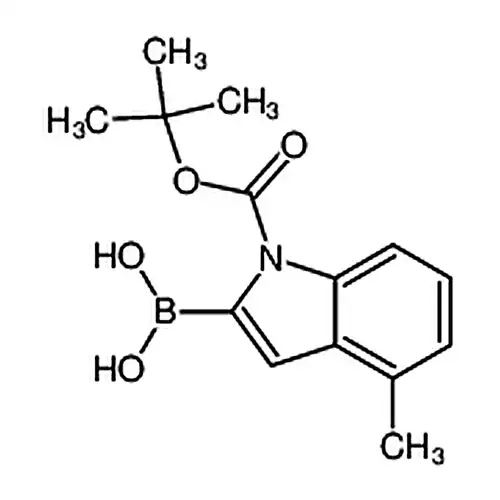 (1-(叔丁氧基羰基)-4-甲基-1H-吲哚-2-基)硼酸