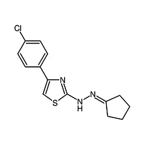 4-(4-氯苯基)-2-(2-环戊基亚基肼基)噻唑