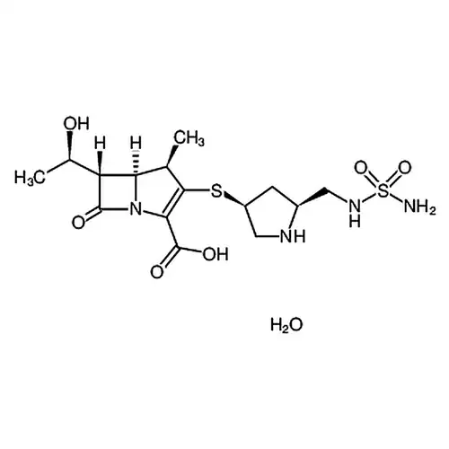 (4R,5S,6S)-6-[(1R)-1-羟基乙基]-4-甲基-7-氧代-3-[[(3S,5S)-5-[(氨基磺酰氨基)-甲基]-3-吡咯烷基]硫]-1-氮杂双环[3.2.0]庚-2-烯-2-甲酸水合物