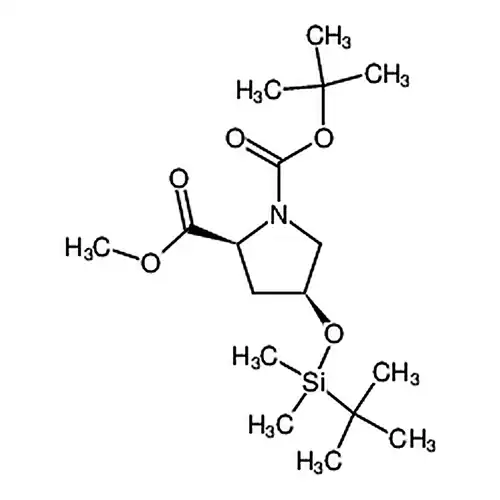 (2S，4S)-1-叔-丁基2-甲基4-((叔-丁基二甲基甲硅烷基)氧代)吡咯烷-1，2-二甲酸基酯