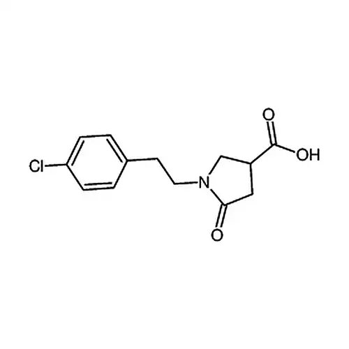 1-(4-氯苯乙基)-5-氧代-3-吡咯烷羧酸
