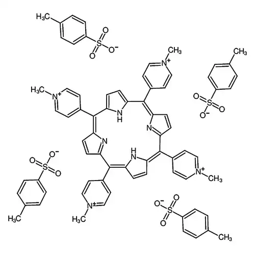 TMPyP [=α,β,γ,δ-四(1-甲基吡啶嗡-4-基)卟啉对甲苯磺酸盐] [铜和镁用超高灵敏分光光度试剂][用于以HPLC进行的金属同时测定]