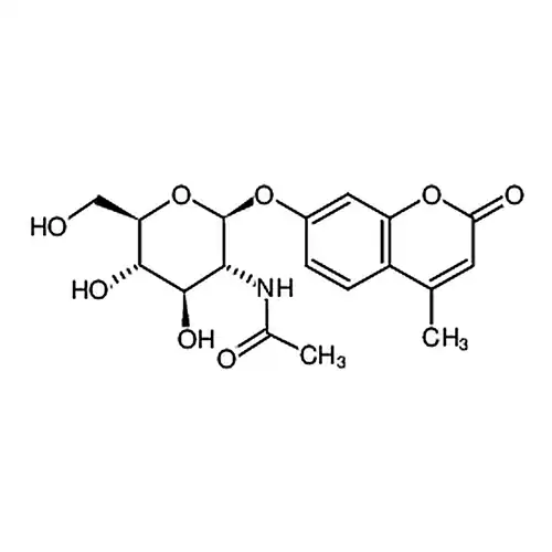 4-甲基香豆素-2-乙酰氨基-2-脱氧-β-D-吡喃葡萄糖苷