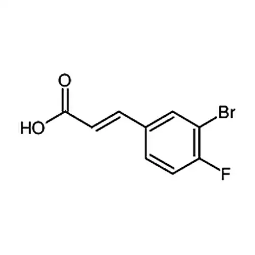 (E)-3-(3-溴-4-氟苯基)丙烯酸