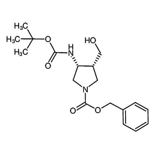 (3R，4R)-1-Cbz-3-(Boc-氨基)-4-(羟甲基)吡咯烷