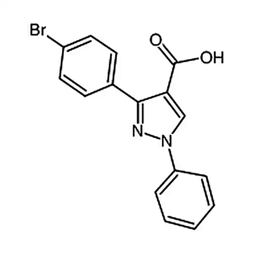 3-(4-溴苯基)-1-苯基-1h-吡唑-4-羧酸