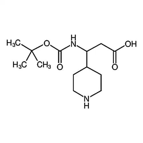 3-(N-Boc-氨基)-3-(4-哌啶)丙酸