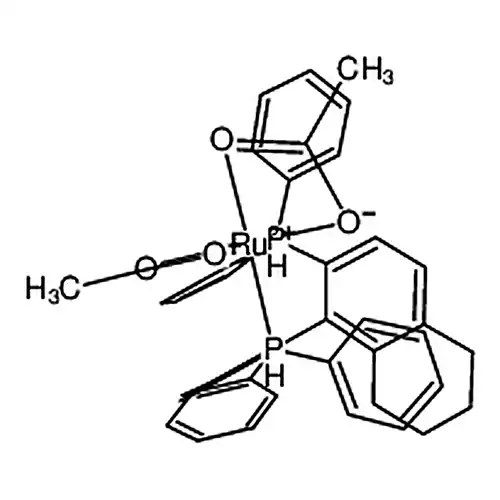二乙酸根[(R)-(+)-2，2′-二(二苯基膦基)-5，5′，6，6′，7，7′，8，8′-八氢-1，1′-联萘基]钌(II)