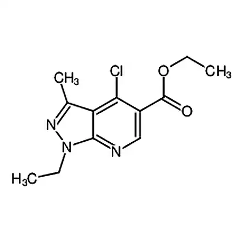 4-氯-1-乙基-3-甲基-1H-吡唑并[3，4-b]吡啶-5-羧酸乙酯