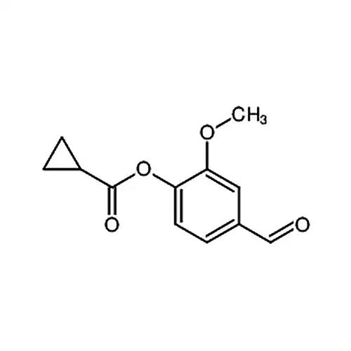 4-甲酰基-2-甲氧基苯基环丙烷羧酸酯