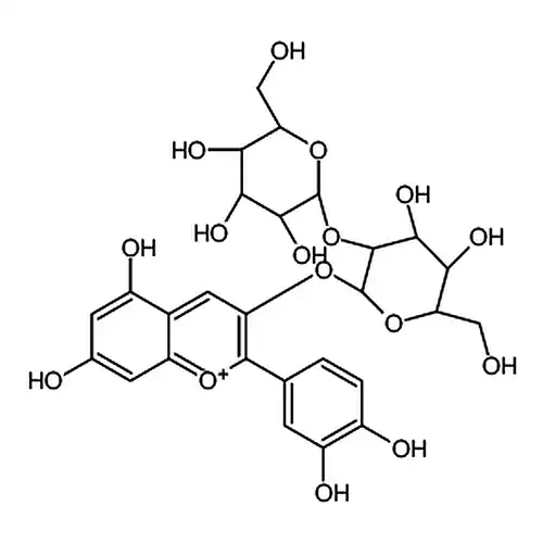 矢车菊-3-O-槐糖苷氯化物