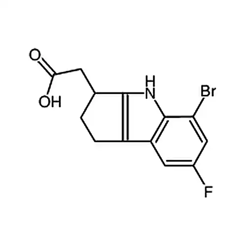 2-(5-溴-7-氟-1,2,3,4-四氢环戊烷并[b]吲哚-3-基)乙酸
