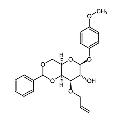 4-甲氧苯基-3-O-烯丙基-4,6-O-苯亚甲基-&beta;-D-吡喃半乳糖苷