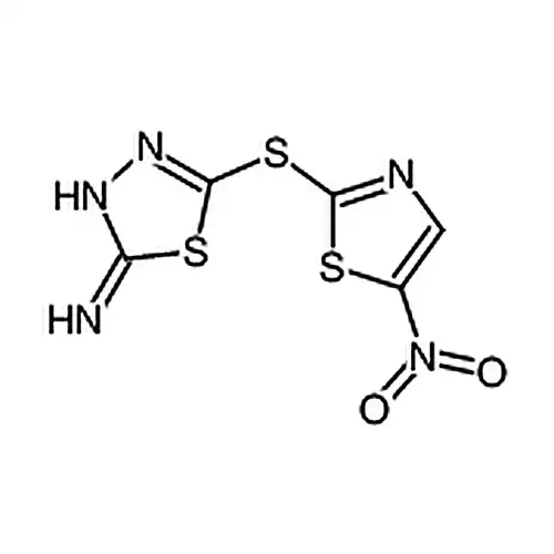 2-氨基-5-[(5-硝基-2-噻唑基)硫代]-1,3,4-噻二唑