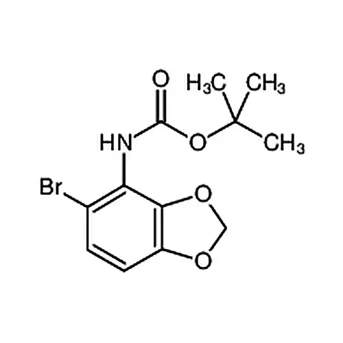 (5-溴苯并[d][1,3]-二氧杂环戊烯-4-基)氨基甲酸叔丁酯