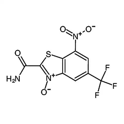 7-Nitro-5-(trifluoromethyl)-2-benzothiazolecarboxamide-3-oxide