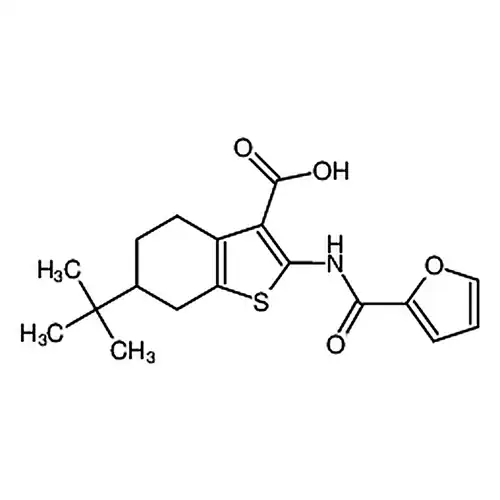 6-(叔丁基)-2-(呋喃-2-甲酰氨基)-4,5,6,7-四氢苯并[b]噻吩-3-羧酸