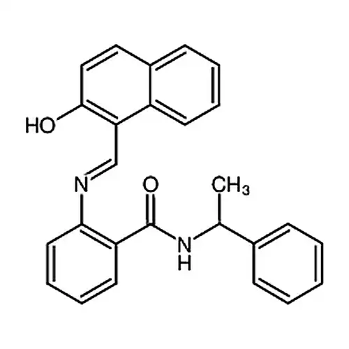 2-[(2-羟基萘-1-基亚甲基)氨基]-N-(1-苯乙基)苯甲酰胺