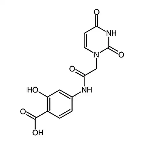 4-(2-(2，4-Dioxo-3，4-dihydropyrimidin-1(2H)-yl)acetamido)-2-hydroxybenzoic acid