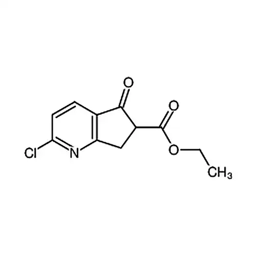 2-氯-5-氧代-6，7-二氢-5H-环戊二烯并[b]吡啶-6-羧酸乙酯