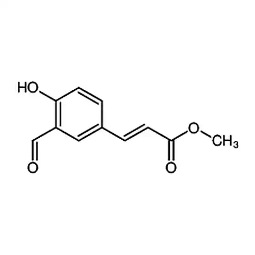 (E)-3-(3-甲酰基-4-羟基苯基)丙烯酸甲酯