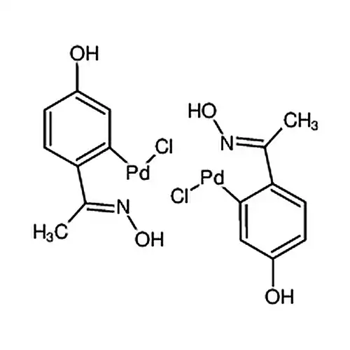 二-μ-氯双[5-羟基-2-[1-(肟基)乙基]苯基]钯(II)二聚体