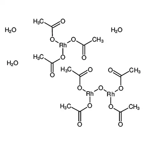 己(乙酸根)-μ-氧三(水)三铑(III)乙酸盐