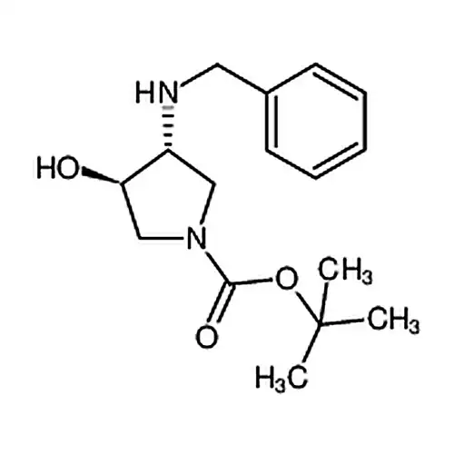 (3R,4R)-3-(苄氨基)-4-羟基吡咯烷-1-羧酸叔丁酯