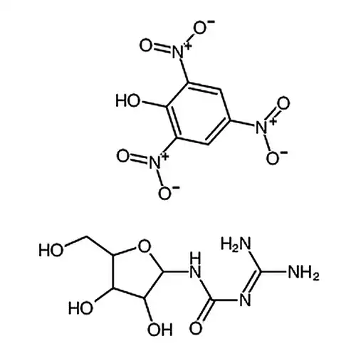 1-(二氨基亚甲基)-3-(beta-D-呋喃核糖基)脲苦味酸盐
