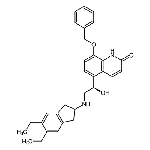 (R)-5-[2-[(5，6-二乙基-2，3-二氢-1H-茚-2-基)氨基]-1-羟基乙基]-8-(苄氧基)-2(1H)-喹啉酮