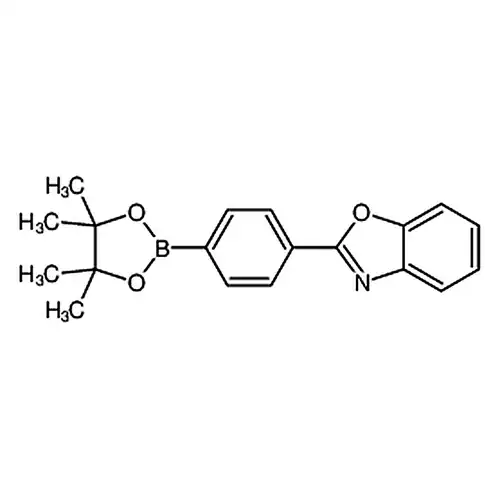 2-(4-(4,4,5,5-四甲基-1,3,2-二氧杂环戊硼烷-2-基)苯基)苯并[d]恶唑