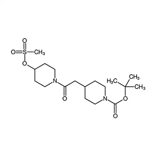 叔-丁基 4-(2-(4-((甲磺酰)氧代)哌啶-1-基)-2-氧亚基乙基)哌啶-1-甲酸基酯