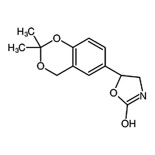 (R)-5-(2,2-二甲基-4H-苯并[d] [1,3]二氧杂环己烯-6-基)恶唑烷-2-酮