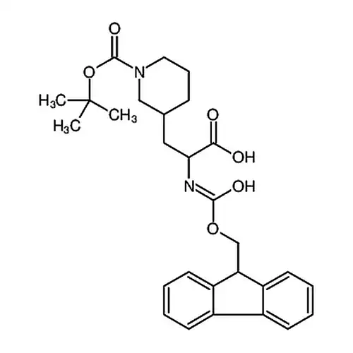 2-(Fmoc-氨基)-3-(1-Boc-3-哌啶基)丙酸