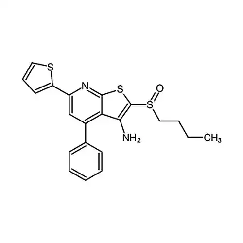2-(丁基亚磺酰基)-4-苯基-6-(噻吩-2-基)噻吩并[2,3-b]吡啶-3-胺
