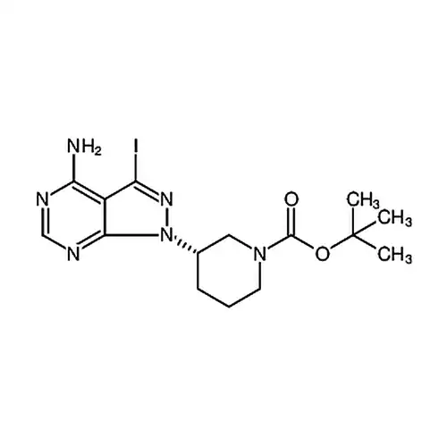 (S)-3-(4-氨基-3-碘-1H-吡唑并[3，4-d]嘧啶-1-基)哌啶-1-羧酸叔丁酯